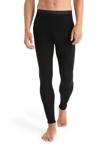 Pánské Legíny Icebreaker Merino 175 Everyday Thermal Černé | CZ 1808AHKP